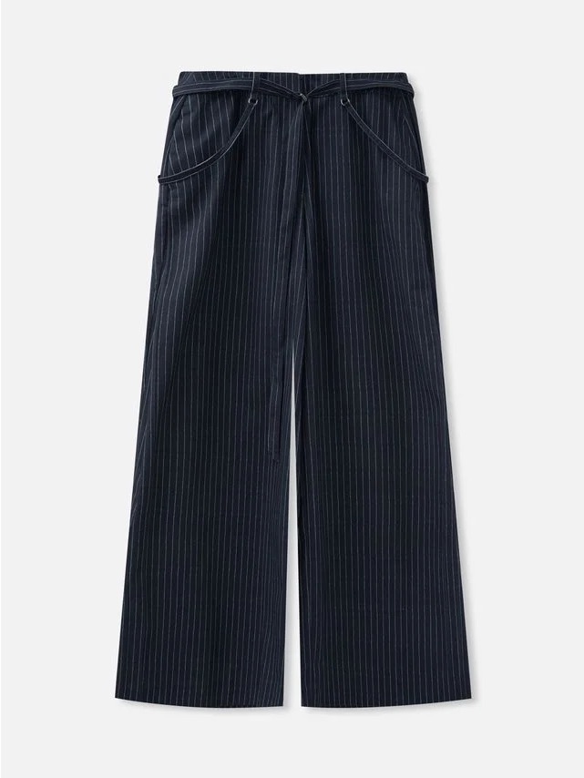 Nwt Maku Santorini Trouser Navy Pinstripe